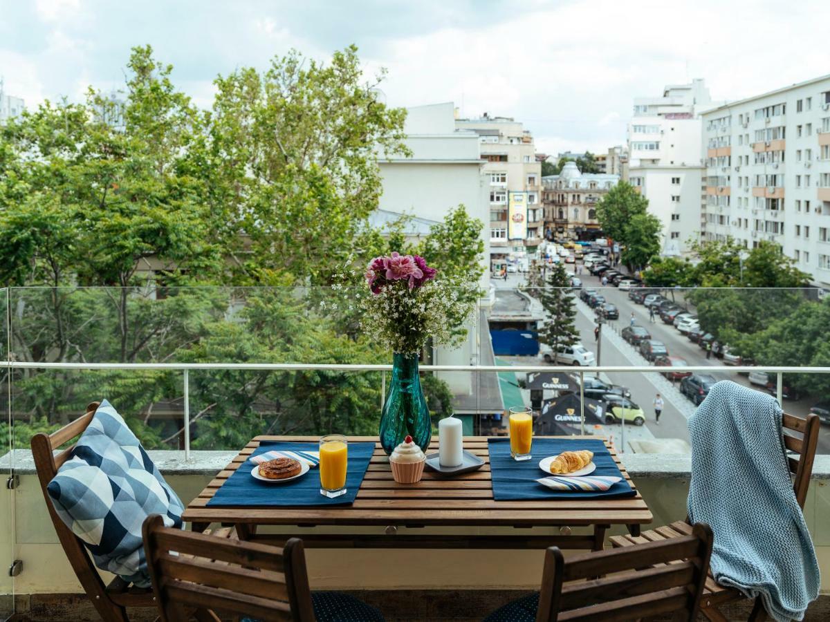 Bright And Spacious Central Apartment- Piata Amzei Bukarest Exteriör bild