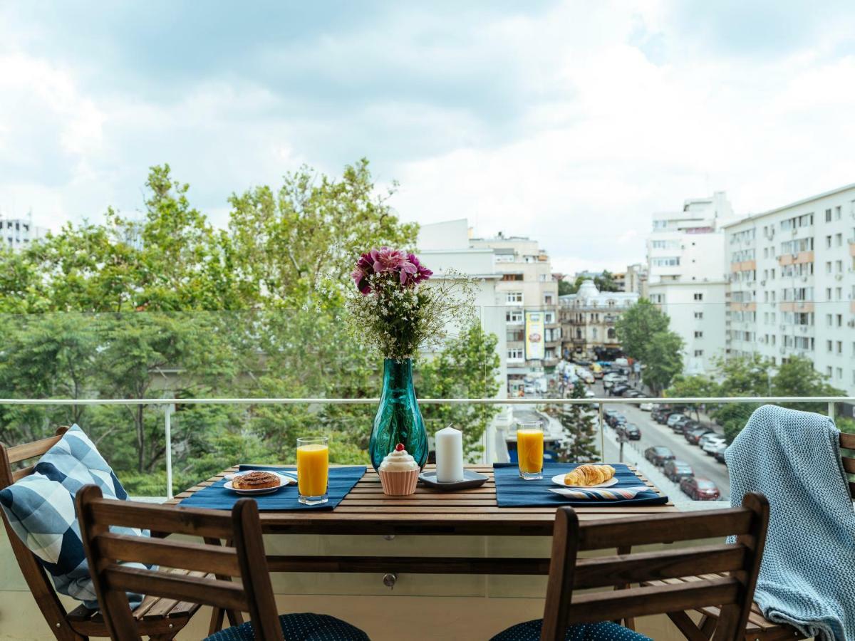 Bright And Spacious Central Apartment- Piata Amzei Bukarest Exteriör bild